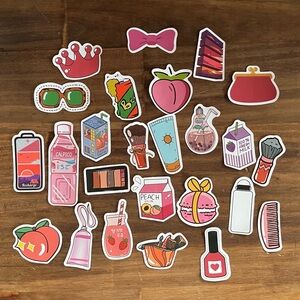 Vibrant Sticker Collection with Fun Designs, Set of 25